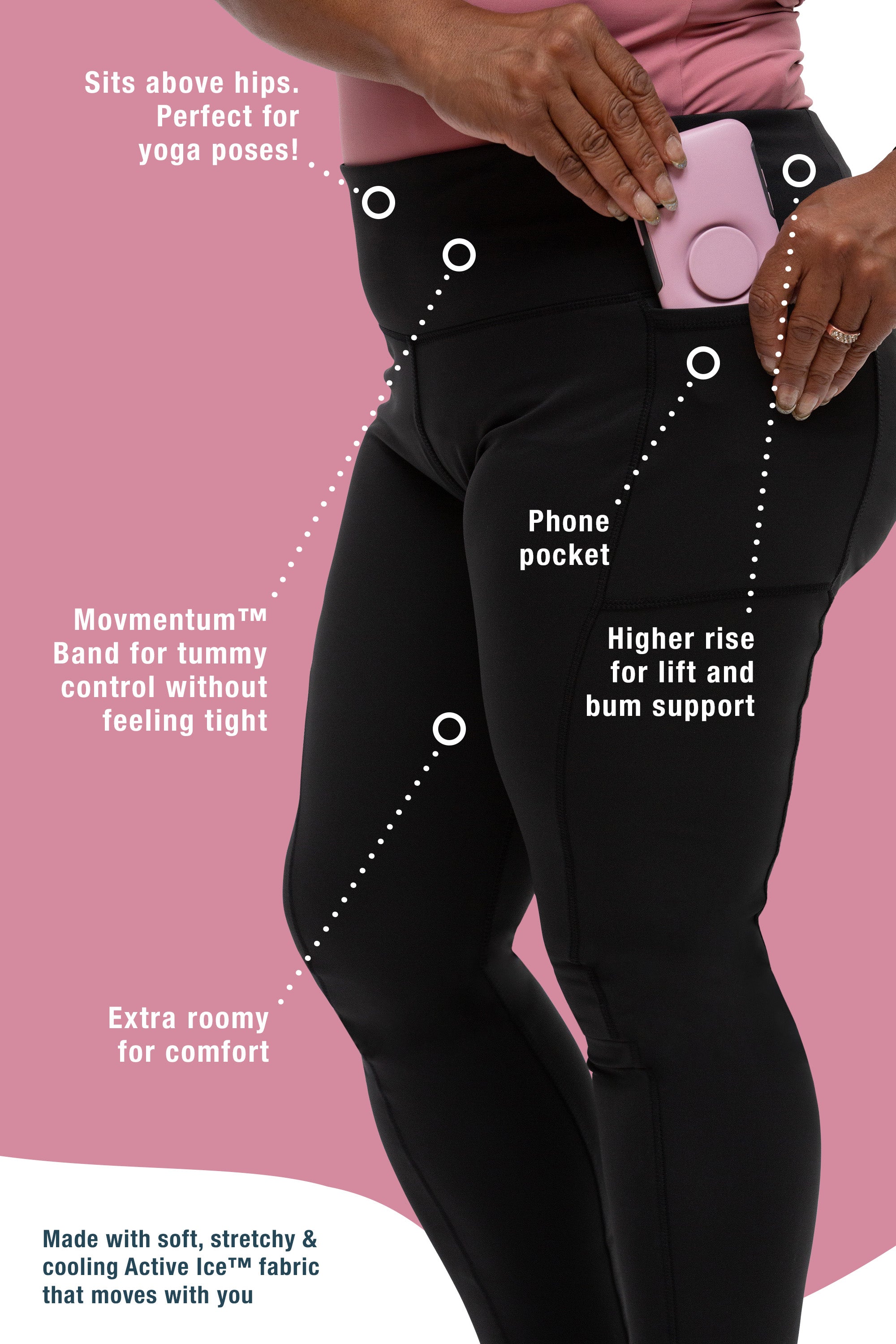 High Rise Leggings with Tummy Control